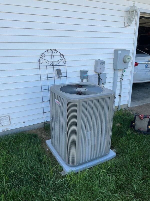 Completed first-visit Platinum Level maintenance on a single-zone residential HVAC system consisting of a Lennox furnace and outdoor condensing unit. Performed comprehensive inspection of both indoor and outdoor components, checked all mechanical and electrical connections, verified proper airflow through ductwork, and documented system condition with photographs for service records.