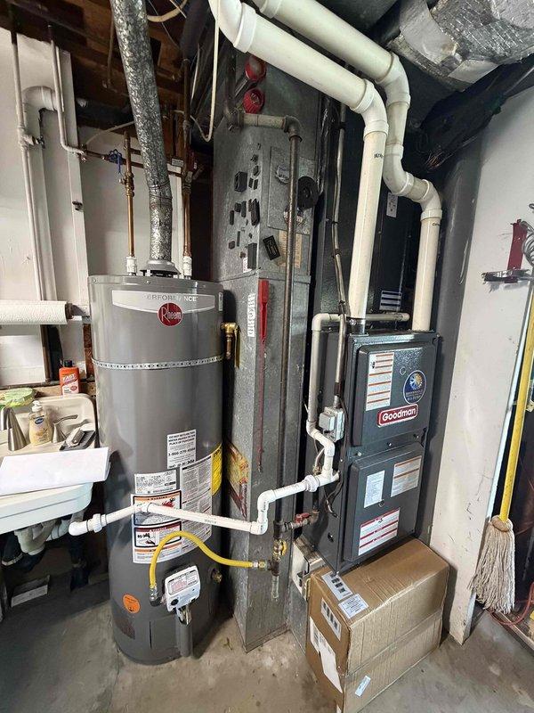 Completed installation of GENERAC GUARDIAN 18kW whole house standby generator system. Generator unit was positioned, leveled, and secured per manufacturer specifications, with all electrical connections made to main service panel including automatic transfer switch installation and integration with existing home electrical system.
