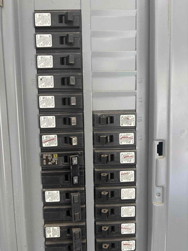 Conducted on-site evaluation for heating and cooling system installation in detached two-car garage. Assessed existing electrical infrastructure including main service panel capacity and available breaker positions, documented exterior wall mounting locations for potential condensing unit placement and utility connections, and photographed gas meter proximity for heating equipment considerations. Provided comprehensive estimate for complete HVAC system design and installation to condition the garage space.