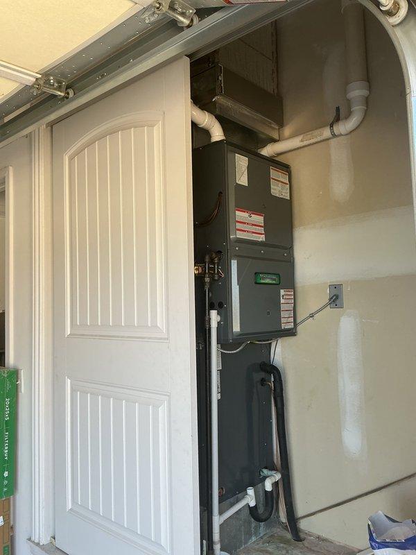 Completed scheduled AC tune-up and preventive maintenance on residential air conditioning system. Performed comprehensive inspection of outdoor condenser unit and indoor air handler, checked refrigerant levels, cleaned components, verified electrical connections, and tested system operation to ensure optimal performance for the cooling season. All equipment is functioning within normal parameters.