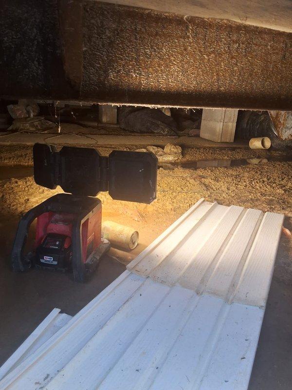 Responded to no-cool call on 4-year-old residential HVAC system with thermostat set to 72°F but indoor temperature at 82°F. Upon arrival, confirmed no airflow from vents and system not operational. Accessed attic-mounted air handler to perform diagnostic evaluation. Identified failed thermostat preventing system communication and operation. Replaced malfunctioning thermostat with compatible unit, restored proper wiring connections, and verified system startup. Confirmed adequate airflow through supply registers, proper blower motor operation, and cooling cycle initiation. System restored to full operational status with temperature differential normalizing.