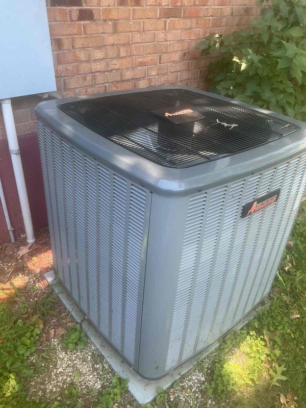 Completed scheduled HVAC maintenance tune-up on outdoor condensing unit. Performed comprehensive system inspection, accessing internal components including capacitors, electrical connections, and refrigerant lines. All wiring connections were inspected for proper termination and secure mounting. Delivered 20x20x1 air filters to property as requested, placing them at designated location per customer instructions.
