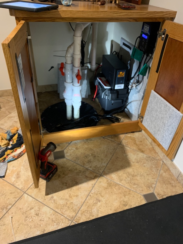 Sump pump replacement 