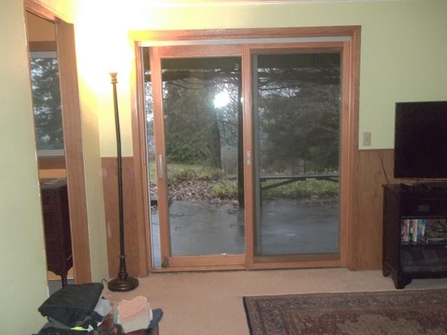 Banks, OR - Replacing three patio doors, Sandtone exteriors with Oak interiors. Banks, OR - Replacing three patio doors, Sandtone exteriors with Oak interiors.