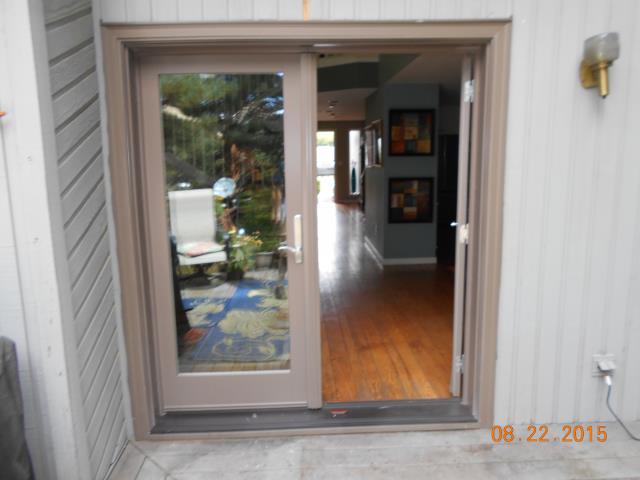 Ridgefield, WA - 1 A-series 2panel inswing.. Vertical cedar siding. Ridgefield, WA - 1 A-series 2panel inswing.. Vertical cedar siding.