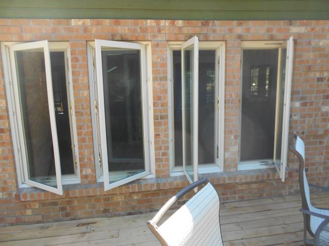 Camas, WA - 9 windows installed. Picture of 4 casements. Camas, WA - 9 windows installed. Picture of 4 casements.