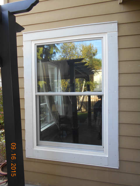 Hillsboro, OR - Replacing three vinyl windows. Installing three fibrex white windows with white hardware. Hillsboro, OR - Replacing three vinyl windows. Installing three fibrex white windows with white hardware.