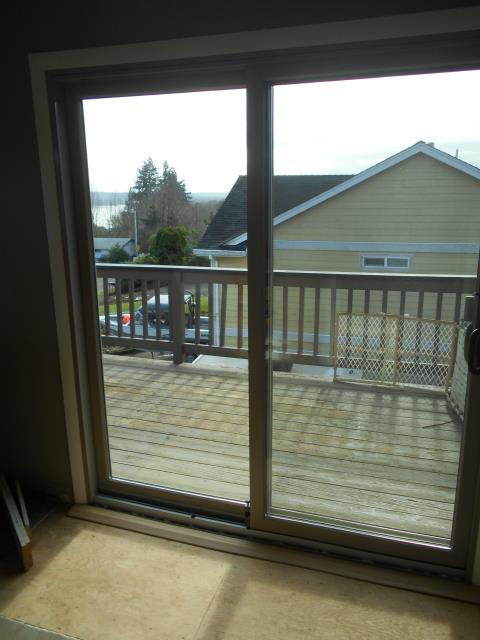 Columbia City, OR - Look at this lovely upper deck patio door we installed for this home. Columbia City, OR - Look at this lovely upper deck patio door we installed for this home.