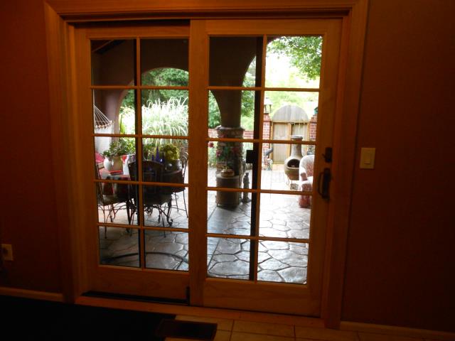 Albany, OR - We installed 1 replacement patio door and customized window for this home! Albany, OR - We installed 1 replacement patio door and customized window for this home!