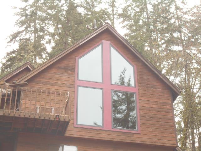 Monroe, OR - We installed 4 customized windows for this home! Monroe, OR - We installed 4 customized windows for this home!