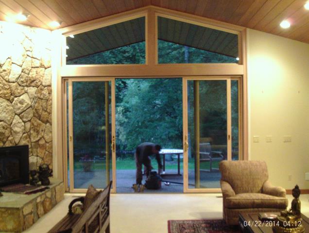 Battle Ground, WA - We installed 3 patio doors, 2 specialty windows and 1 customized window for this great home in Washington! Battle Ground, WA - We installed 3 patio doors, 2 specialty windows and 1 customized window for this great home in Washington!