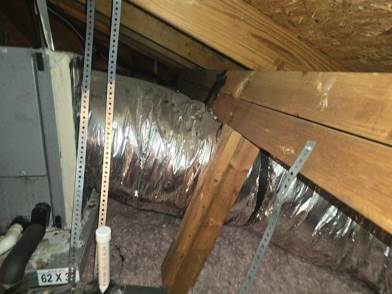 Conducted site assessment for HVAC installation, documenting existing system components including insulated ductwork, support brackets, and attic infrastructure. Verified project requirements and completed necessary documentation for financing approval. Installation tentatively scheduled for Monday pending customer confirmation.