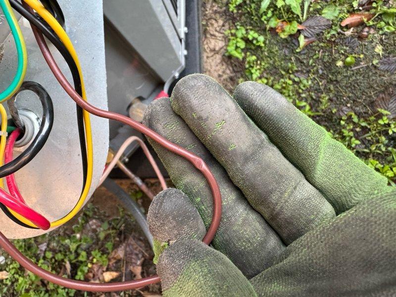 Responded to no cooling complaint with unit running but interior temperature at 80 degrees. Upon inspection, found failed capacitor preventing compressor from operating properly. Replaced defective capacitor, verified all electrical connections, tested unit operation, and confirmed system cooling effectively with proper amp draw and temperature differential.