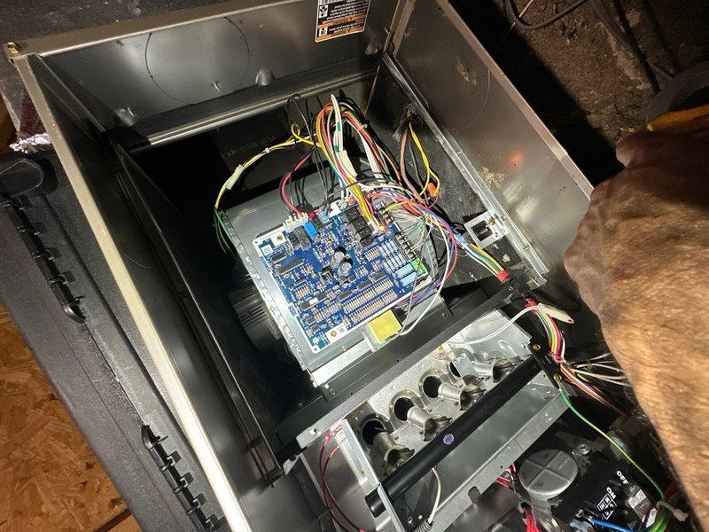 Completed comprehensive maintenance on two HVAC systems - one electric air handler with gas furnace and one outdoor condensing unit. Performed standard preventative maintenance procedures including inspection of all electrical connections, control boards, and capacitors. Verified proper operation of both systems. Customer enrolled in maintenance club program. All components found in good working condition with no repairs required at this time.