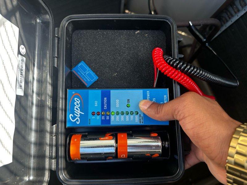 Completed spring maintenance on residential AC unit. Performed comprehensive system inspection with top cover removed, tested electrical components including capacitor and motor assembly, verified all wire connections, and conducted diagnostic testing using professional HVAC meters to ensure optimal system performance for the cooling season.