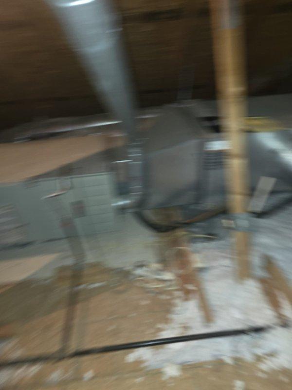 Conducted comprehensive assessment for HVAC system replacement. Documented existing equipment dimensions and specifications, including 29x20x40 furnace unit, 80x14x26x23x21 transition ductwork, and coil measuring 33.5x21x43. Evaluated attic installation with metal ductwork and existing air handler configuration. Captured detailed measurements and photographed current system layout to prepare accurate replacement estimate for complete system or coil replacement as needed.