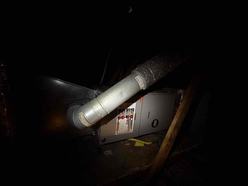 Responded to service call for non-operational condenser fan on 30-year-old HVAC system. Customer reported loud noise prior to fan failure. Performed diagnostic evaluation of outdoor condensing unit and indoor air handling equipment to assess system condition and identify cause of failure.
