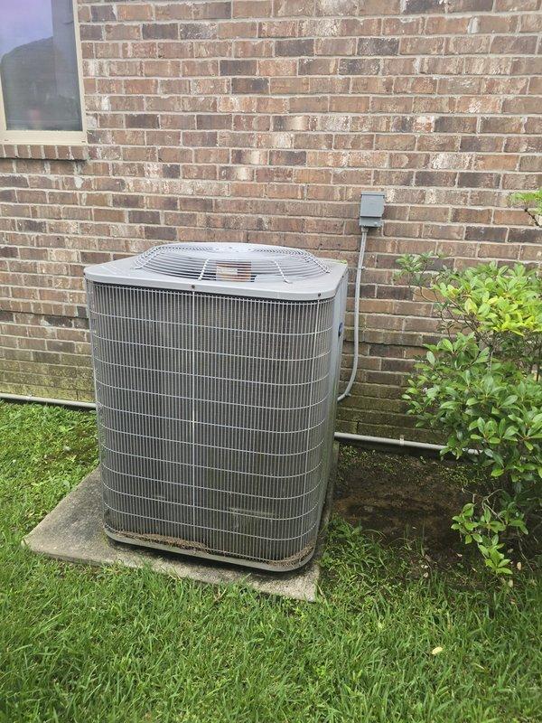 Completed estimate for full HVAC system replacement after determining indoor unit components unavailable due to extended manufacturer backorder. Original service call addressed failed ECM motor, which revealed additional wheel assembly failure with 30-55 day lead time for parts. Assessed existing outdoor condenser unit and indoor air handler system. Documented ductwork measurements and identified drainage line modifications needed, including rerouting condensate drain with improved pitch for proper flow. Provided comprehensive replacement quote for complete system installation including new indoor and outdoor units with updated duct connections and corrected drain line installation.