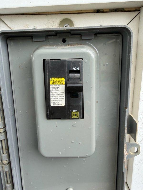 Completed installation of ECM blower motor assembly on HVAC system. Picked up replacement motor from supply house per existing purchase order and installed unit. Verified proper electrical connections at 240V disconnect, confirmed operational functionality, and documented completed work with photos of mechanical components and electrical connections.