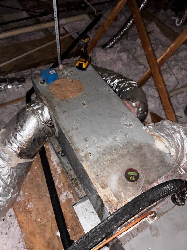 Retrieved replacement control board from Jackson Supply using purchase order J62985964 and successfully installed it in the master bedroom HVAC unit. Following installation, completed full system diagnosis to verify proper operation, confirming the unit is now running correctly with no additional repairs required.