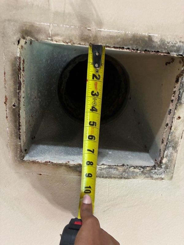 Returned to property to complete installation of 12x8 supply grills on previously installed ductwork. Verified rough opening dimensions and retrieved face plates from supplier. Successfully installed supply register face plates onto existing ceiling openings, completing the original installation work.