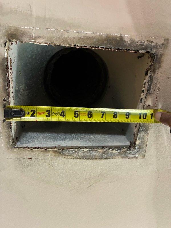 Returned to property to complete installation of 12x8 supply grills on previously installed ductwork. Verified rough opening dimensions and retrieved face plates from supplier. Successfully installed supply register face plates onto existing ceiling openings, completing the original installation work.