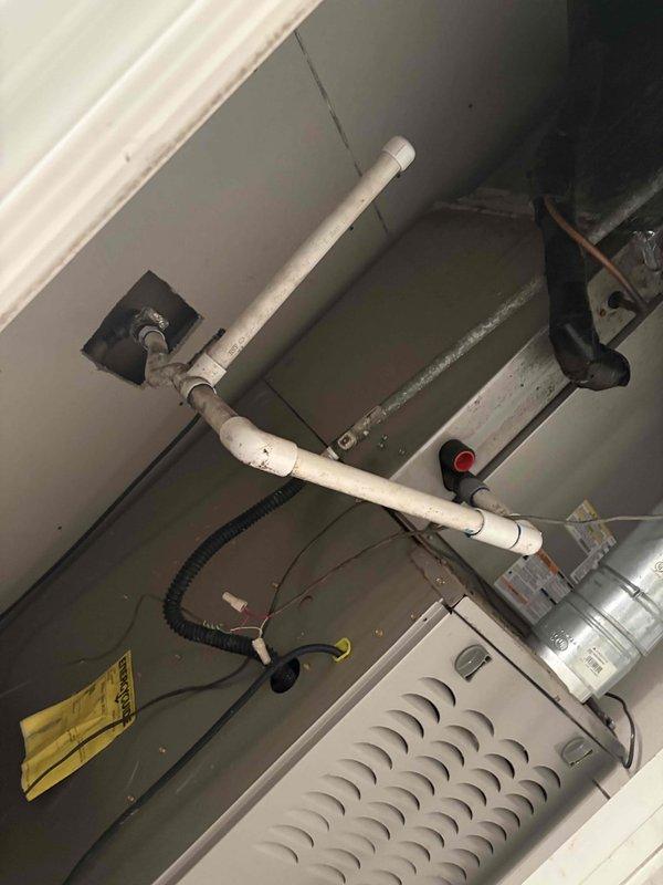 Performed a fall tune-up on one gas furnace system, inspecting the air handler cabinet, condensate/PVC drain piping, flexible conduit, and electrical connections for proper condition. Verified burner ignition and flame characteristics with the gas manifold, orifices, and burner assembly operating normally, confirming safe and reliable heating operation for the season.