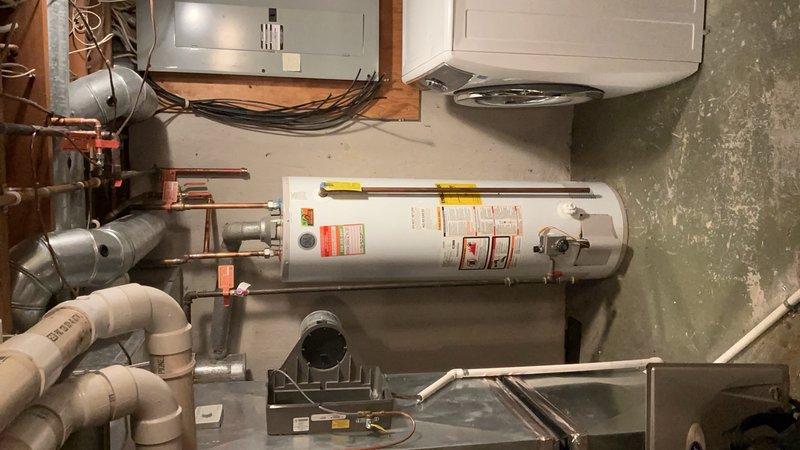 Completed routine furnace cleaning and maintenance as part of recurring indoor cooling service. Inspected water heater, expansion tank, and associated plumbing components in mechanical room. All HVAC equipment, copper piping, valves, and ductwork connections verified to be in proper working condition. System operational and ready for continued use under active maintenance membership.