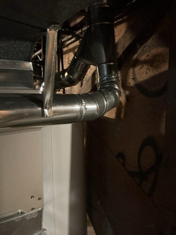 Completed installation of new Bryant gas furnace in basement utility area. Connected unit to existing ductwork system with proper plenum assembly and ventilation components, ensuring all mechanical connections, electrical conduits, and gas piping meet code requirements. System tested and verified operational.