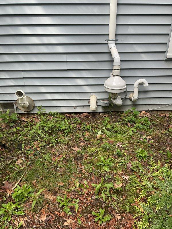 Responded to warranty call for city inspection failure due to improper exhaust pitch on recently installed gas furnace and humidifier system. Corrected PVC exhaust pipe slope to ensure proper condensate drainage and compliance with code requirements. Verified all exterior exhaust terminations are properly pitched away from unit and secured to building exterior. Confirmed interior ductwork connections and humidifier installation remain secure and operational following exhaust corrections.