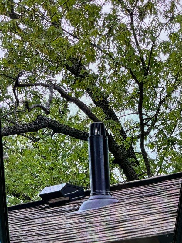 Responded to service call for newly installed gas furnace with continuous blower operation and inability to maintain setpoint temperature. Upon arrival, performed system diagnostics and verified proper venting installation through roof penetration and attic space. Confirmed PVC vent piping was correctly installed and secured per manufacturer specifications in preparation for scheduled startup appointment to verify gas pressure and complete commissioning of heating system.