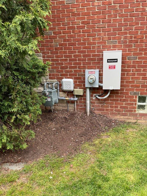 Returned to site to complete final connections on residential backup generator installation. Connected natural gas supply line to generator unit, performed system startup and commissioning procedures, and completed manufacturer registration. Generator is now fully operational and ready to provide automatic backup power to the residence.