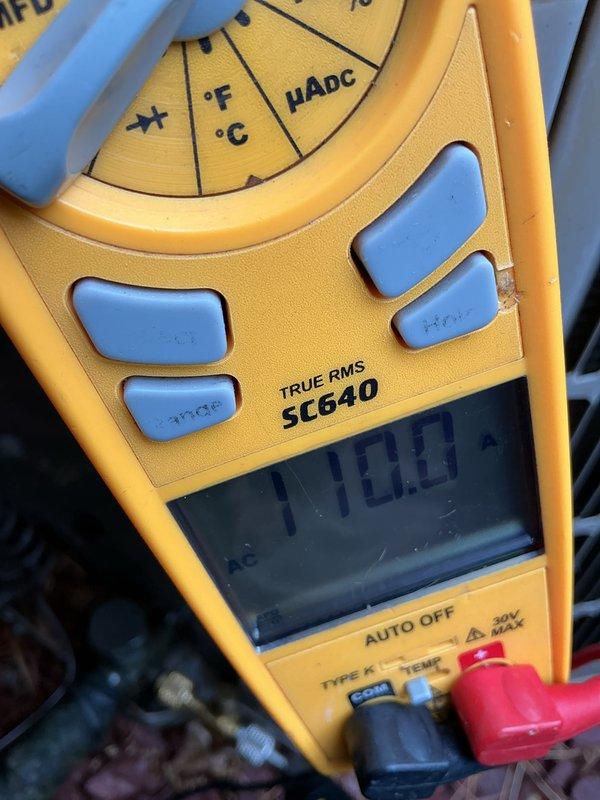 Completed annual maintenance on a 15-year-old residential air conditioning system with no reported issues. Performed comprehensive tune-up including electrical testing with digital multimeter to verify proper voltage and amperage readings, cleaned condenser coil, inspected refrigerant levels, and evaluated overall system performance. Unit operating within normal parameters; no deficiencies identified during inspection.