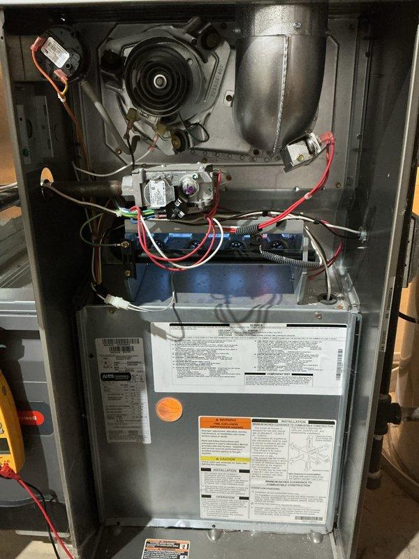 Completed scheduled tune-up and certification inspection on Bryant residential gas furnace. Performed comprehensive system evaluation including inspection of draft inducer motor, gas valve assembly, burner tubes, flame sensors, and all electrical connections. Verified proper operation of all components, confirmed safety controls functioning correctly, and documented unit condition with photographs for certification purposes.