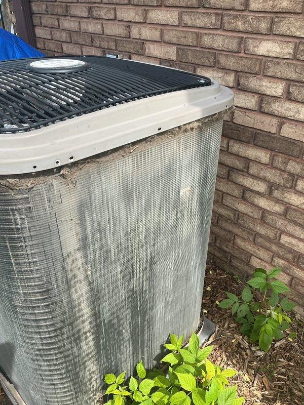 Completed annual air conditioning tune-up on Bryant outdoor condenser unit. Performed standard preventive maintenance including inspection of condenser coils, electrical connections, and refrigerant levels. Unit tested and operating within normal parameters upon completion.
