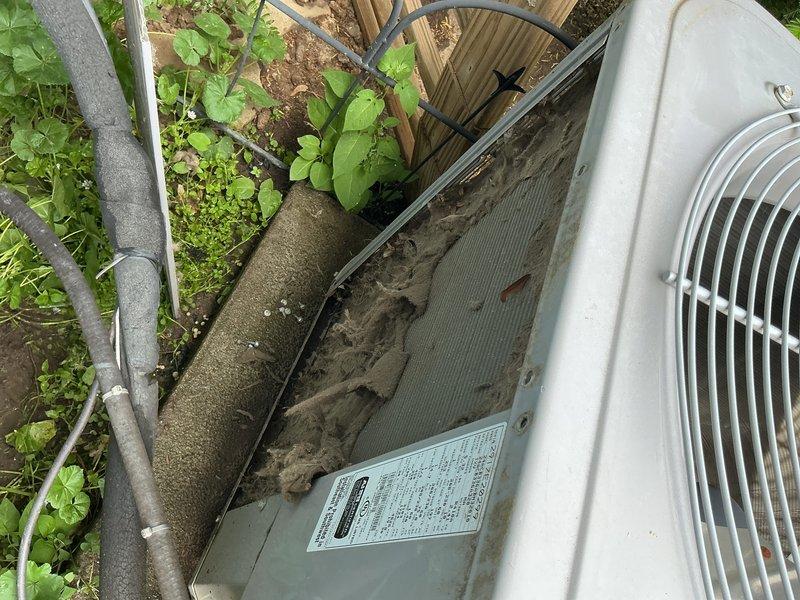Performed comprehensive air conditioning tune-up on residential outdoor condensing unit. Completed full system inspection including electrical connections, refrigerant pressures, and component operation. Unit found in satisfactory operating condition with adequate airflow through condenser coil, though vegetation clearance around equipment was noted for customer awareness to maintain proper airflow and efficiency.