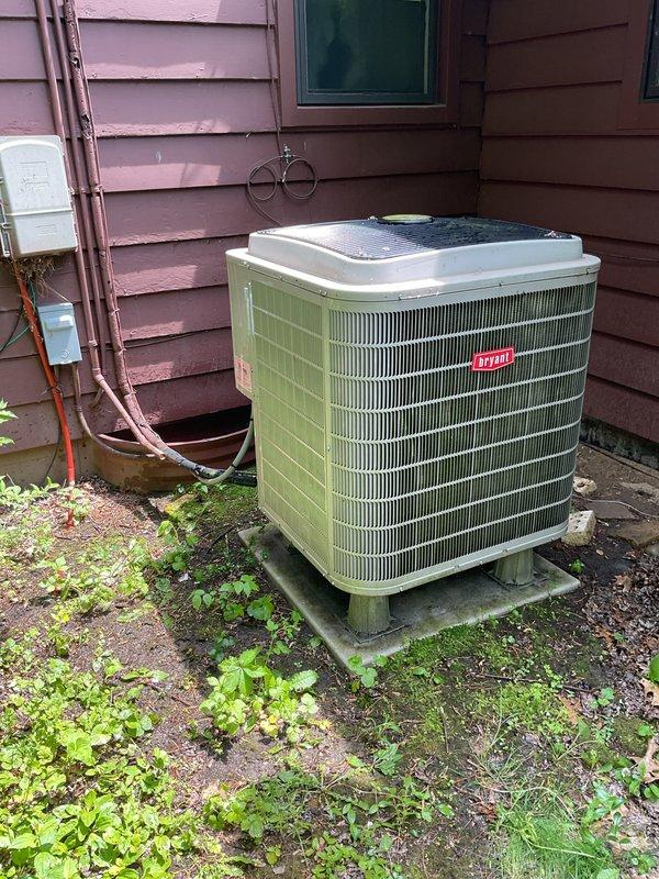 Performed comprehensive tune-up service on residential heating system including 5-year-old furnace and Bryant heat pump unit. Completed full system inspection, cleaned condenser coils, checked refrigerant levels, tested electrical connections, verified thermostat operation, and replaced air filters. All equipment operating within manufacturer specifications with no issues identified; system ready for heating season.