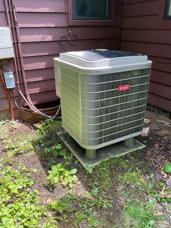 Performed comprehensive tune-up service on residential heating system including 5-year-old furnace and Bryant heat pump unit. Completed full system inspection, cleaned condenser coils, checked refrigerant levels, tested electrical connections, verified thermostat operation, and replaced air filters. All equipment operating within manufacturer specifications with no issues identified; system ready for heating season.