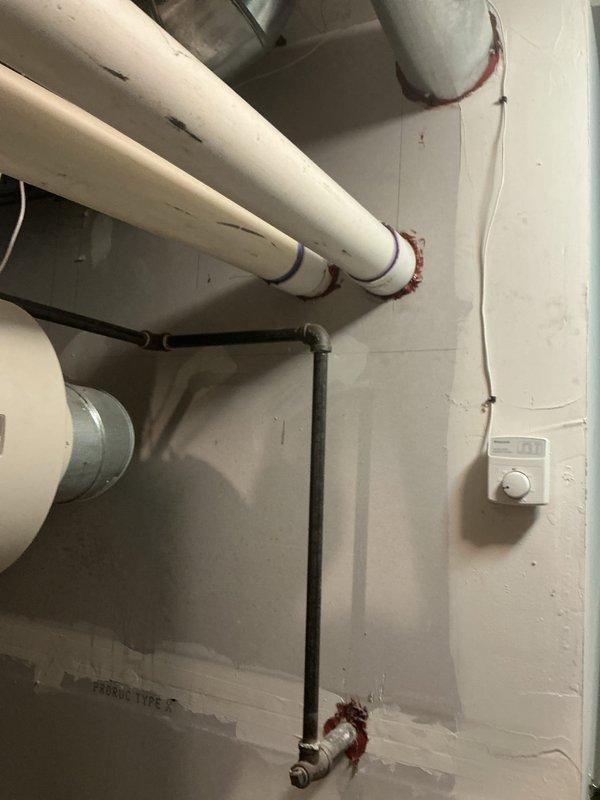 Returned to property for warranty follow-up on recently installed AC system to diagnose furnace ignition failure with suspected gas valve malfunction. Upon inspection of the HVAC installation in basement utility area, verified proper configuration of furnace unit, PVC venting system, and associated piping network. Evaluated gas valve operation, electrical connections, and ignition sequence to determine if issue was related to recent AC installation work completed the previous week.
