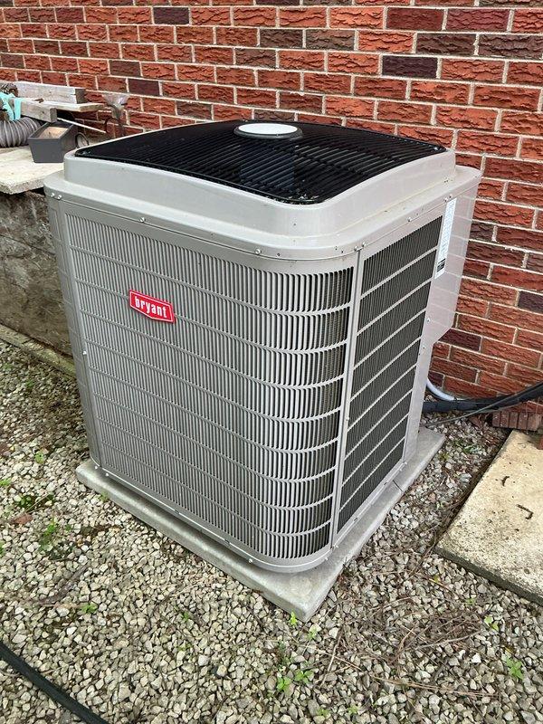 Completed comprehensive air conditioning tune-up on outdoor condensing unit. Performed standard preventive maintenance inspection, verified unit operation, and documented equipment condition with photos showing system in good working order with normal outdoor weathering.