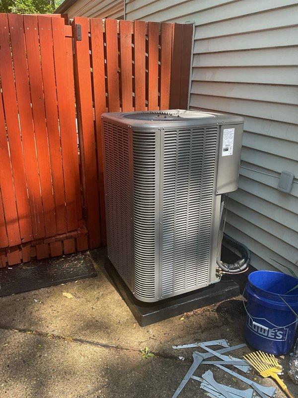 Completed comprehensive heat pump tune-up and preventive maintenance inspection on residential HVAC system. Performed standard maintenance procedures on outdoor condenser unit and indoor air handler, including visual inspection of all accessible components, verification of proper operation, and documentation of system condition. Customer elected to add cooling coverage to existing maintenance membership plan.