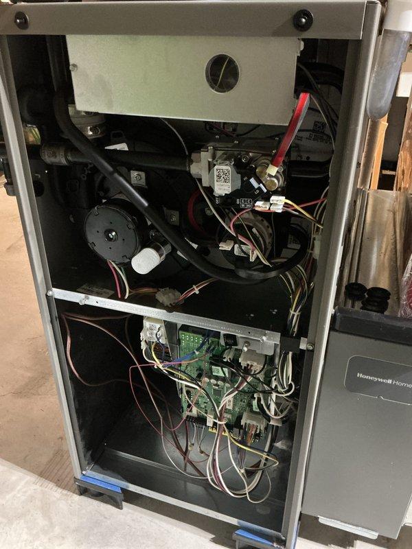 Completed multi-system tune-up on residential HVAC unit, performing comprehensive maintenance on both cooling and heating systems. Conducted thorough inspection of furnace and air conditioning components, tested electrical connections and control board functionality, verified blower motor operation, and replaced thermostat battery as requested. All systems tested and confirmed operational with no deficiencies noted.