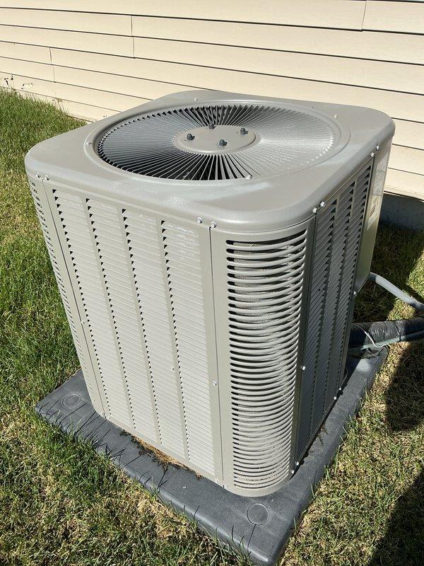 Completed comprehensive annual air conditioning tune-up and preventive maintenance on residential outdoor condenser unit. System was inspected, tested, and found to be operating within normal parameters with all components in good working condition at time of service.