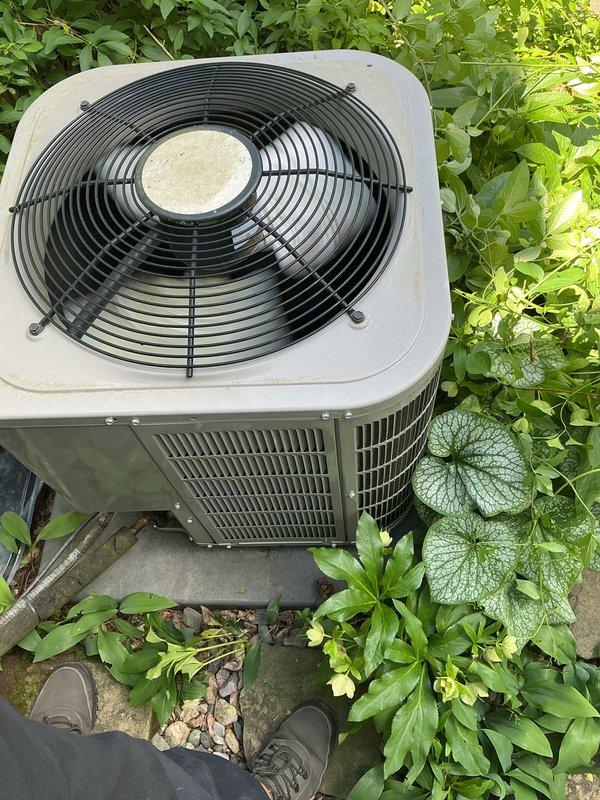 Completed comprehensive AC tune-up on 2018 residential unit, including full system inspection, performance testing, and filter replacement. Delivered and installed two new filters as requested, verified proper airflow and refrigerant levels, cleaned condenser coils, and confirmed optimal system operation with all parameters within manufacturer specifications.