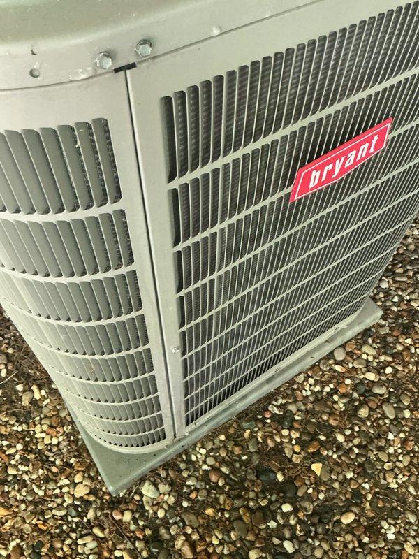 Completed preventive maintenance tune-ups on two Bryant air conditioning systems. Performed comprehensive inspections of both outdoor condenser units, verified proper operation of all components including fan assemblies and refrigerant levels, and confirmed units are functioning within manufacturer specifications.