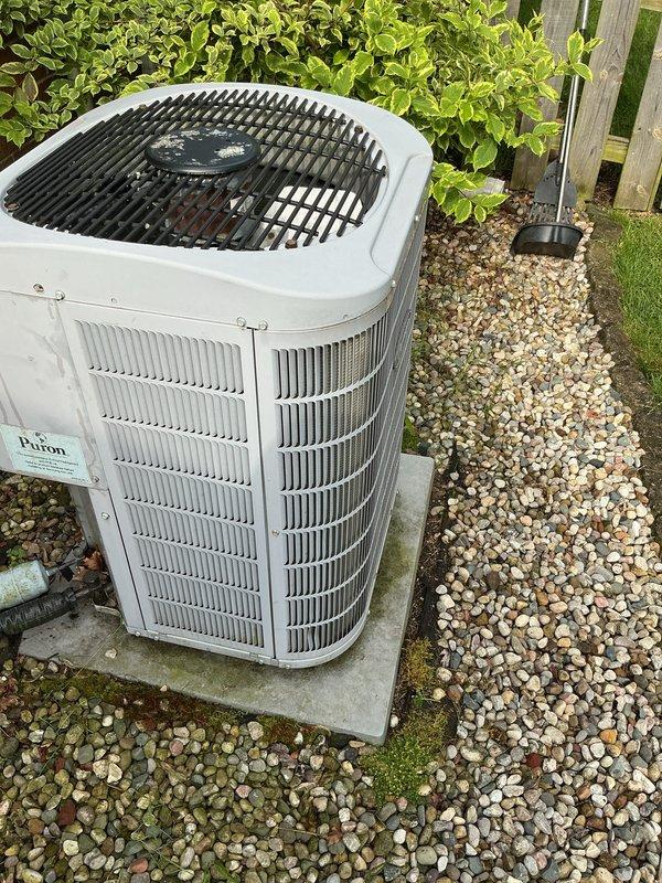 Completed scheduled cooling system maintenance on residential Carrier air conditioning unit. Performed comprehensive tune-up including inspection of condenser coils, refrigerant levels, electrical connections, and fan operation. Unit tested and operating within normal parameters. System returned to full cooling functionality.