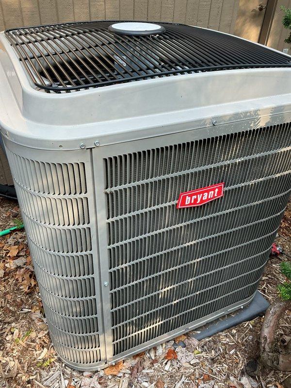 Completed preventive maintenance on two residential air conditioning systems (Bryant and Lennox condensing units) and one water heater. Performed standard inspection procedures, verified operational parameters, and cleaned condenser coils and surrounding areas of debris. New maintenance contract agreement was processed and signed during the visit.
