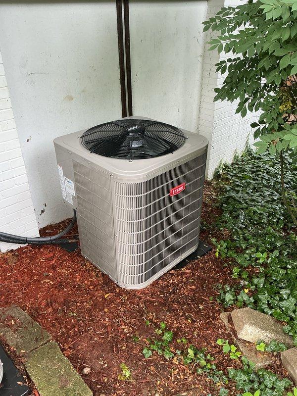 Completed comprehensive preventive maintenance tune-ups on two residential air conditioning systems as part of post-installation service package. Performed full system inspections on both outdoor condenser units, including visual assessment of cabinet condition, refrigerant line connections, electrical components, and fan operation. Both units showed normal operating conditions with proper airflow and no visible refrigerant leaks or mechanical concerns noted at time of service.