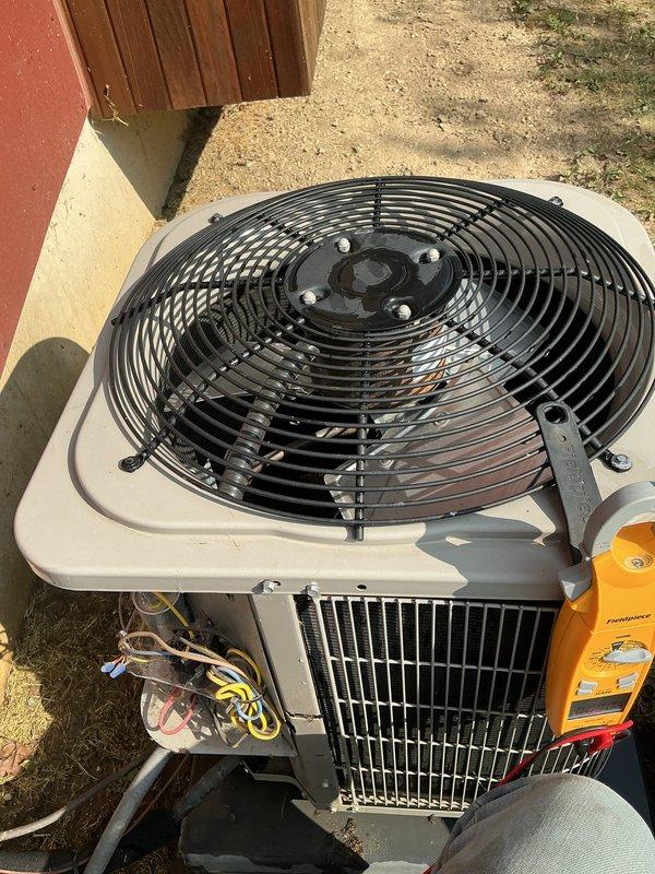 Completed comprehensive preventative maintenance on three multi-zone air conditioning systems. Performed standard tune-up procedures including inspection of outdoor condenser units, verification of electrical parameters using digital multimeter, and refrigerant system diagnostics via service port connections. All units inspected for proper fan operation, coil condition, and electrical connections. System readings recorded and all equipment found operating within manufacturer specifications.