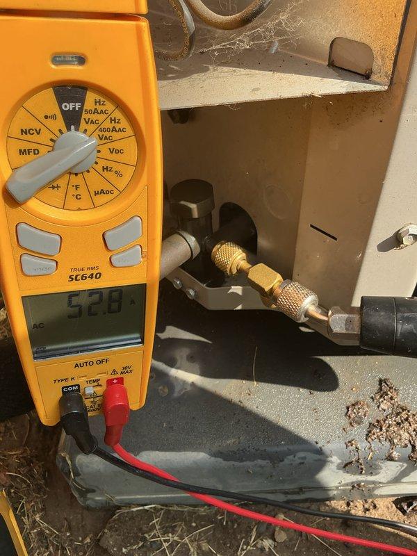 Completed comprehensive preventative maintenance on three multi-zone air conditioning systems. Performed standard tune-up procedures including inspection of outdoor condenser units, verification of electrical parameters using digital multimeter, and refrigerant system diagnostics via service port connections. All units inspected for proper fan operation, coil condition, and electrical connections. System readings recorded and all equipment found operating within manufacturer specifications.